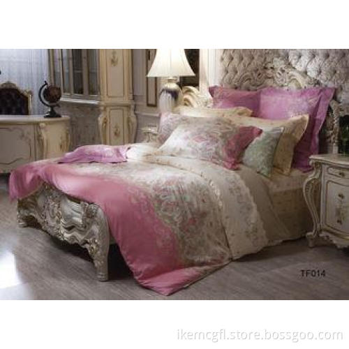 Romantice Pink Pima Cotton Sateen Bedding Sets for Home and